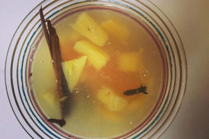 mazamorra de piña imagen