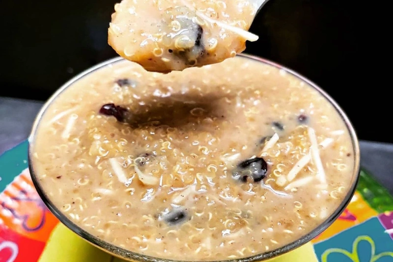 pote de mazamorra de quinua